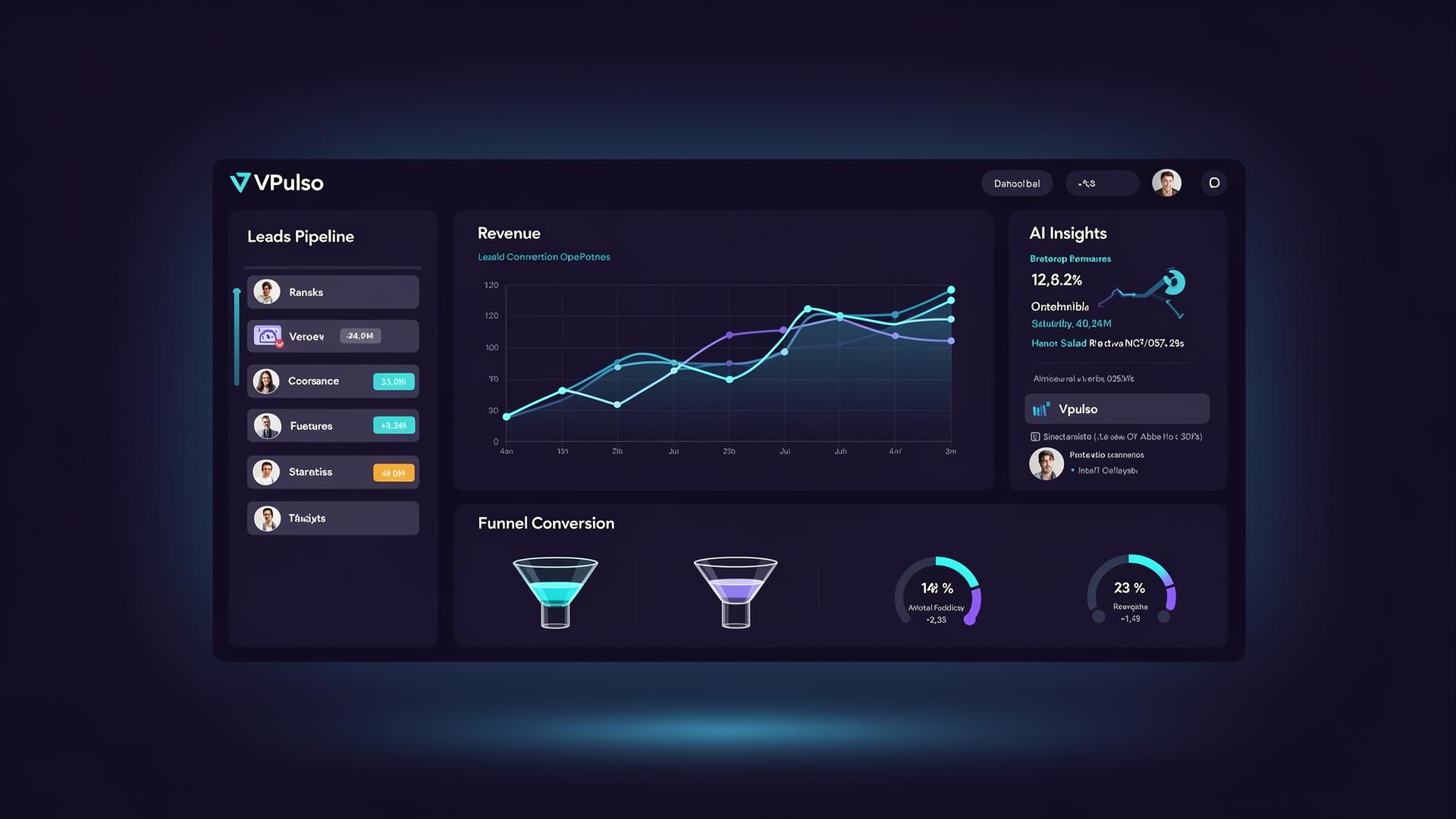 VPulso unified marketing operations dashboard